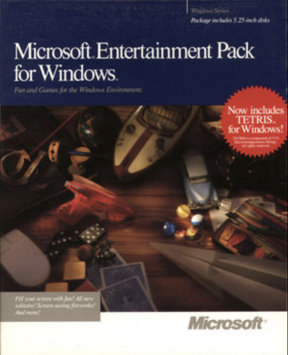 《微軟娛樂包》發售封面