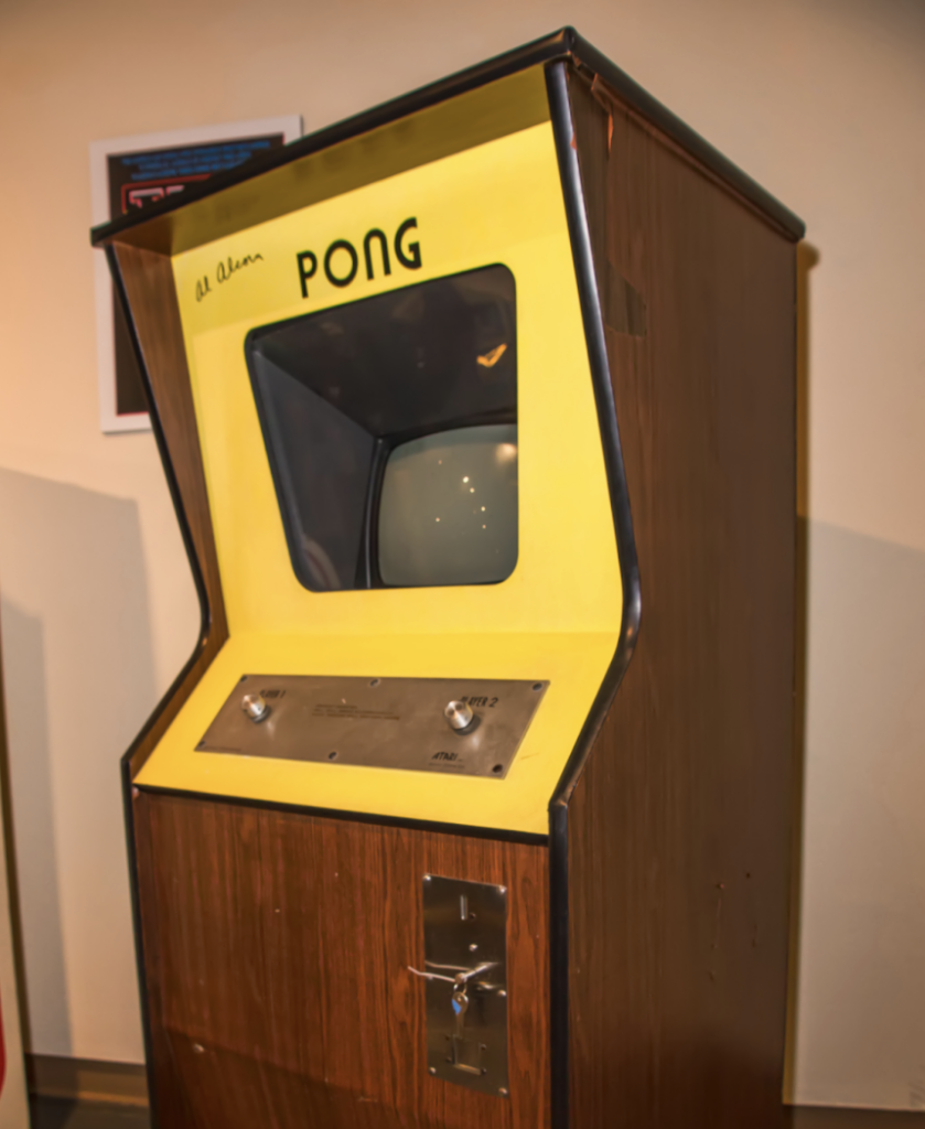動作遊戲的始祖《PONG》